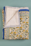 Lillian Hand Block Print Cotton Quilt