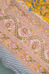 Cecily Hand Block Print Cotton Quilt
