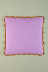 Lavender Block Colour Cotton Cushion Cover
