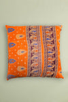 vintage kantha cushion