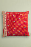 vintage kantha cushion