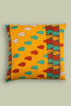 vintage kantha cushion