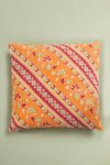 vintage kantha cushion