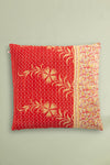 vintage kantha cushion