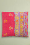 vintage kantha cushion