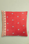 vintage kantha cushion