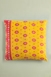 vintage kantha cushion