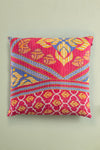 vintage kantha cushion
