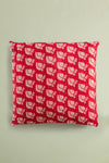 vintage kantha cushion