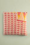 vintage kantha cushion