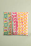 vintage kantha cushion