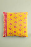 vintage kantha cushion