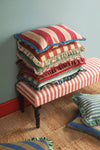 Scarlet & Beechnut Block Print Cotton Cushion Cover