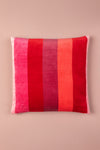 Petal Striped Velvet Cushion Cover