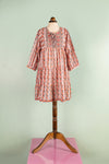 Elizabeth Pink Hand Block Printed Cotton Tunic