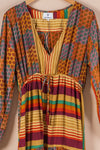 Recycled Silk Long Dress - Large - 01