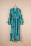 Recycled Silk Long Dress - Large - 04