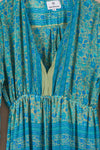 Recycled Silk Long Dress - Large - 04