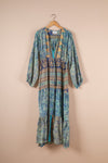 Recycled Silk Long Dress - Large - 06