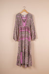 Recycled Silk Long Dress - Large - 07