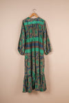 Recycled Silk Long Dress - Large - 09