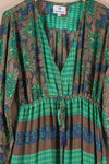 Recycled Silk Long Dress - Large - 09