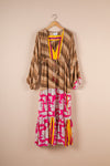 Recycled Silk Long Dress - Large - 10