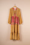 Recycled Silk Long Dress - Large - 12
