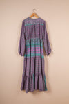 Recycled Silk Long Dress - Large - 14