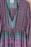 Recycled Silk Long Dress - Large - 14