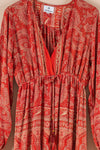 Recycled Silk Long Dress - Large - 15