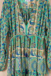 Recycled Silk Long Dress - Large - 16