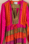 Recycled Silk Long Dress - Large - 21