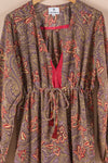 Recycled Silk Long Dress - Large - 25