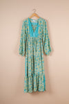 Recycled Silk Long Dress - Large - 26