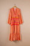 Recycled Silk Long Dress - Large - 30