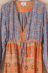 Recycled Silk Long Dress - Large - 35