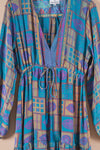 Recycled Silk Long Dress - Large - 36