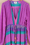 Recycled Silk Long Dress - Large - 42