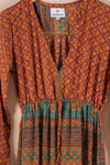 Recycled Silk Long Dress - Large - 45