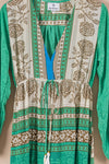 Recycled Silk Long Dress - Medium - 01
