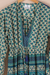 Recycled Silk Long Dress - Medium - 05