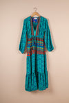 Recycled Silk Long Dress - Medium - 14