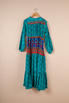 Recycled Silk Long Dress - Medium - 14