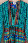 Recycled Silk Long Dress - Medium - 14