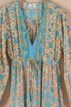 Recycled Silk Long Dress - Medium - 16
