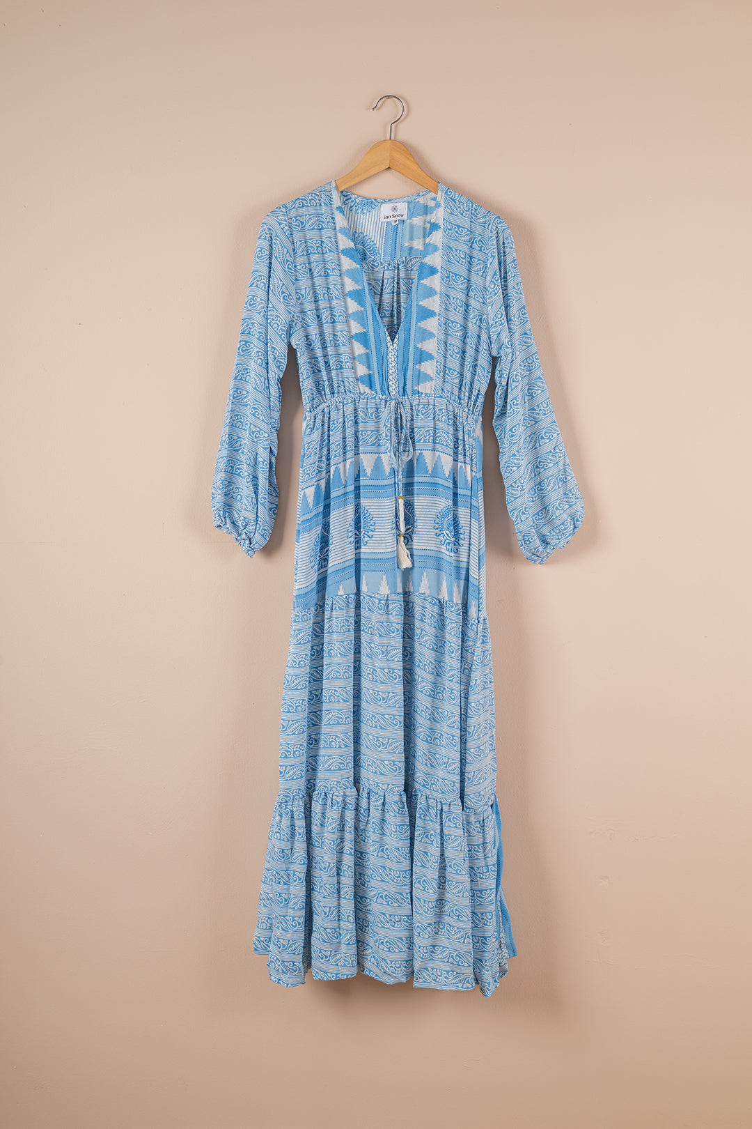 Recycled Silk Long Dress - Medium - 20