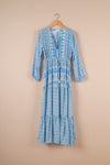 Recycled Silk Long Dress - Medium - 20