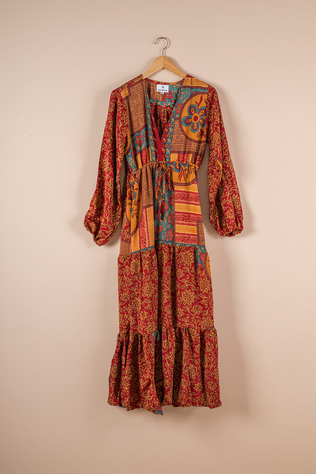 Recycled Silk Long Dress - Medium - 21