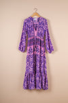 Recycled Silk Long Dress - Medium - 22